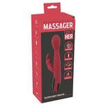 Stotende, Roterende & Verwarmende Rabbit Vibrator