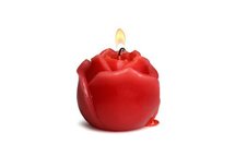 Rozen Druppelkaars - Rood