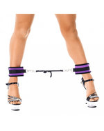 Rimba - Soft Bondage klittenband voetboeien met band van 30 cm. en karabijnhaken