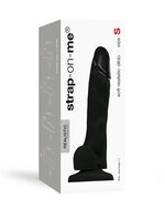 Strap-On-Me Soft Realistic Dildo Black Size S