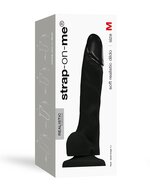 Strap-On-Me Soft Realistic Dildo Black Size M