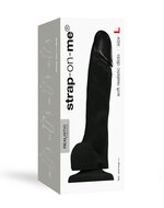 Strap-On-Me Soft Realistic Dildo Black Size L