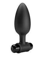 Pretty Love - Vibra Buttplug II - Vibrerende Buttplug - Zwart