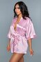 Getting Ready Satijnen Kimono - Roze