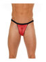 Amorable by Rimba - String met ritssluiting - One Size - Rood