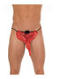 Amorable by Rimba - String met olifantenkop - One Size - Rood