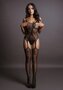 Visnet en Kant Bodystocking - One Size