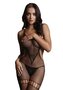 Visnet Bodystocking met Hoge Nek - One Size