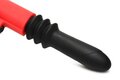Stotende Pistool Vibrator - Zwart/Rood