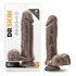 Dr. Skin - Mr. Magic - 9 inch Dildo with Suction Cup - Chocolate_